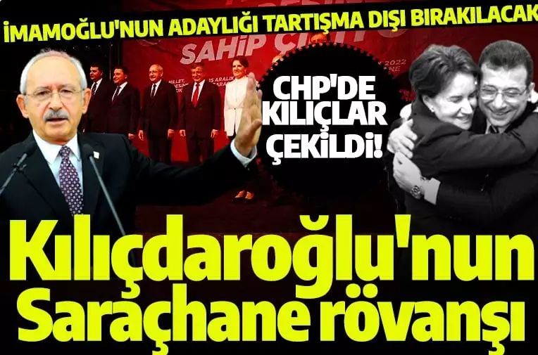 CHP'de kılıçlar çekildi! Kemal Kılıçdaroğlu bugün 'patron benim' diyecek