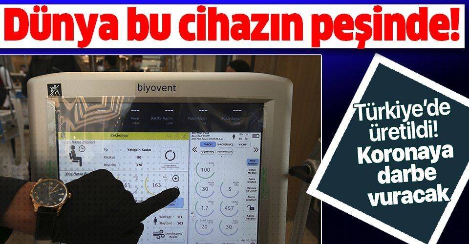 Kurtuluş Savaşı ruhuyla üretildi: Dünya yerli ve milli yoğun bakım solunum cihazının peşinde!