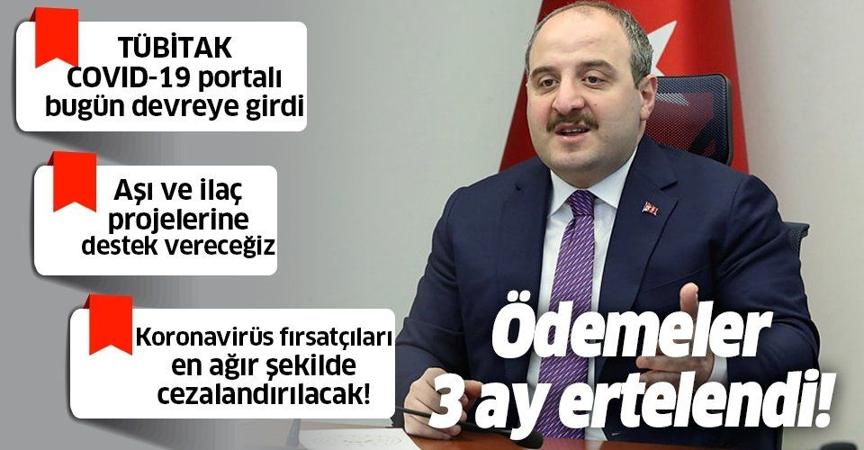 Son dakika: Sanayi ve Teknoloji Bakanı Mustafa Varank duyurdu!
