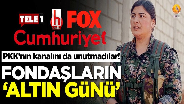 PKK’nın kanalını da unutmadılar! Fondaşların 'altın günü'