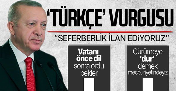 Erdoğan "Bizim Yunus" Yılı Açılış Töreni'nde duyurdu: 'Dünya Dili Türkçe' adıyla bir seferberlik ilan ediyoruz