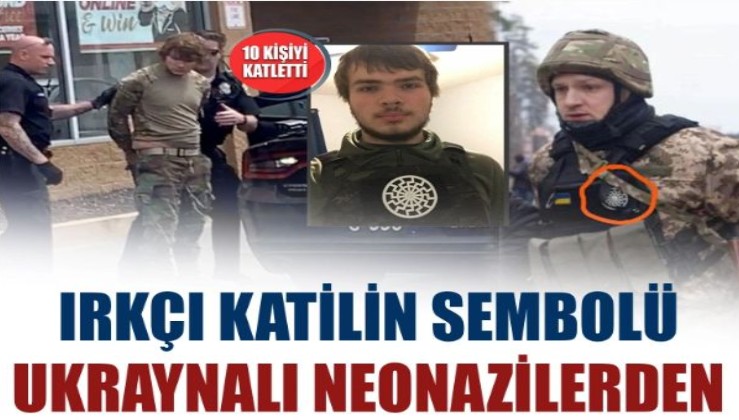 Irkçı katilin sembolü Ukraynalı neonazilerden