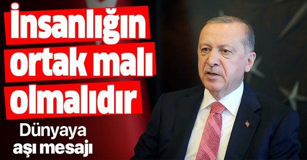 Erdoğan'dan 2020 Küresel Aşı Zirvesine videolu mesaj