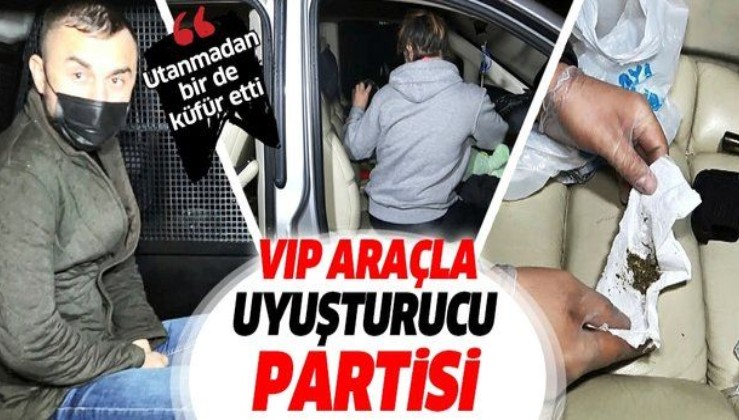 Son dakika: Eskişehir-Bursa arası VIP araçla uyuşturucu partisi! Gözaltılar var