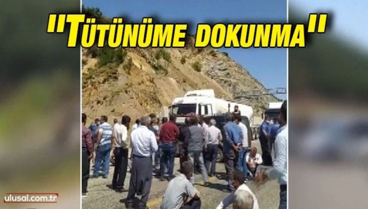Adıyaman'da tütün üreticileri yetki belgesini protesto etti
