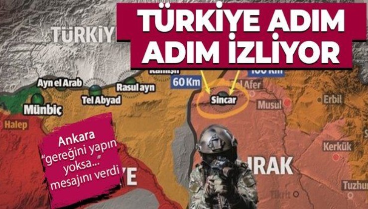 Ankara, Sincar'daki PKK'yı kıskaca aldı: Irak üzerine düşeni yapmazsa Türkiye adım atar