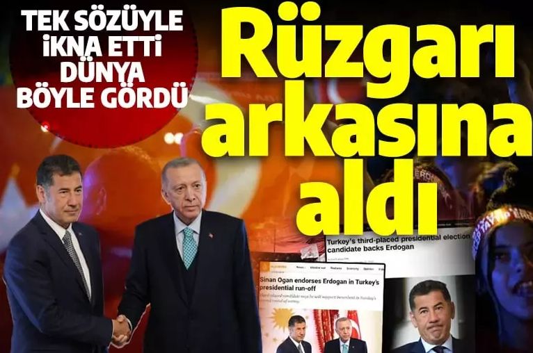Sinan Oğan'ın destek açıklaması dünya medyasında: Erdoğan rüzgarı arkasına aldı