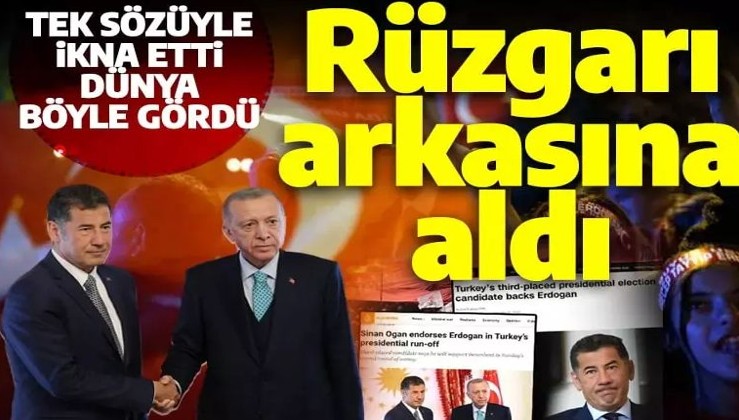 Sinan Oğan'ın destek açıklaması dünya medyasında: Erdoğan rüzgarı arkasına aldı