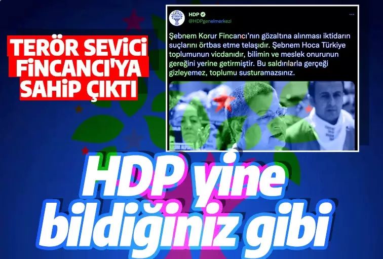 HDP'den gözaltına alınan Şebnem Korur Fincancı'ya destek paylaşımı