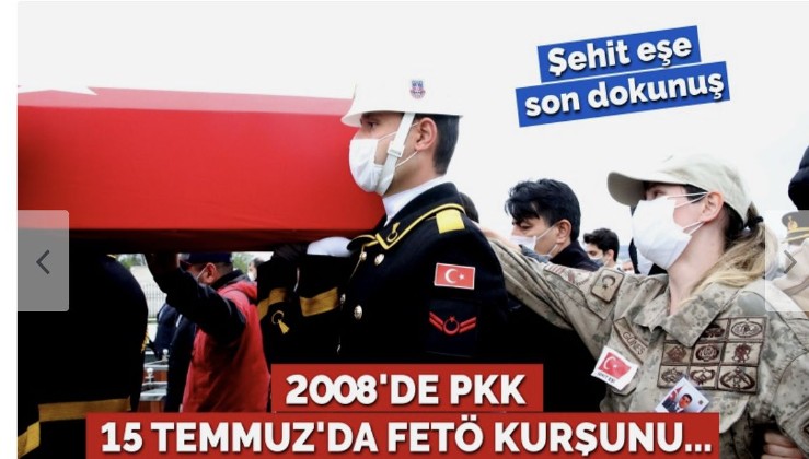 2008’de PKK, 15 Temmuz’da FETÖ kurşunuyla yaralanmıştı… Şehit Güneş’e son veda