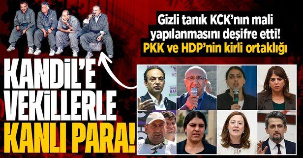 Gizli tanık tek tek ifşa etti! HDP'li vekiller Kandil'in kuryeleri çıktı