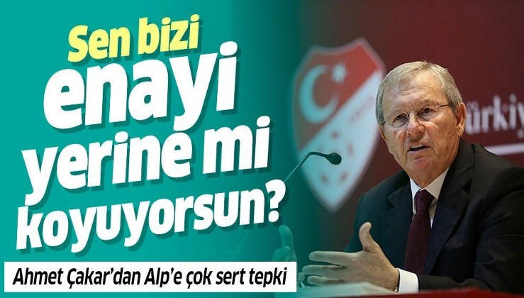 Ahmet Çakar'dan MHK Başkanı Zekeriya Alp'e çok sert tepki: Sen bizi enayi yerine mi koyuyorsun?