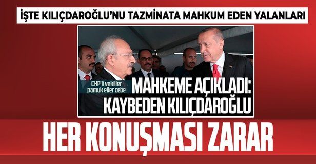 İşte Kemal Kılıçdaroğlu'nun 100 bin lira manevi tazminat ödemesine neden olan 'Tank Palet Fabrikası' yalanları ve gerçekler!