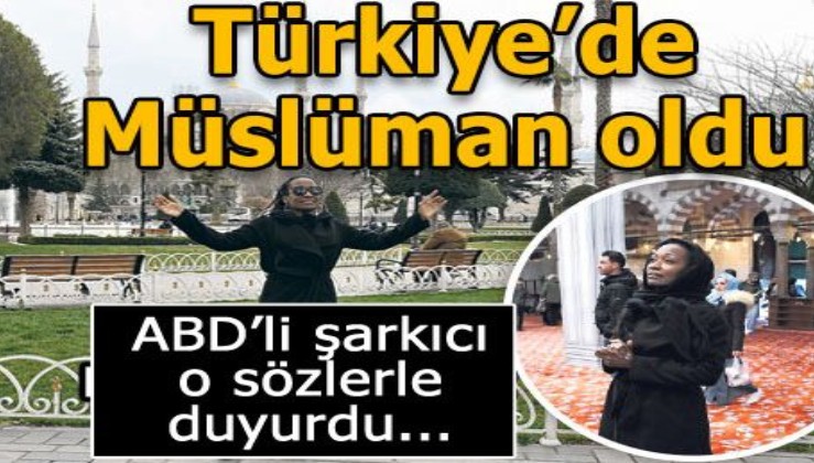 Ünlü ABD'li sanatçı Türkiye'de Müslüman oldu!
