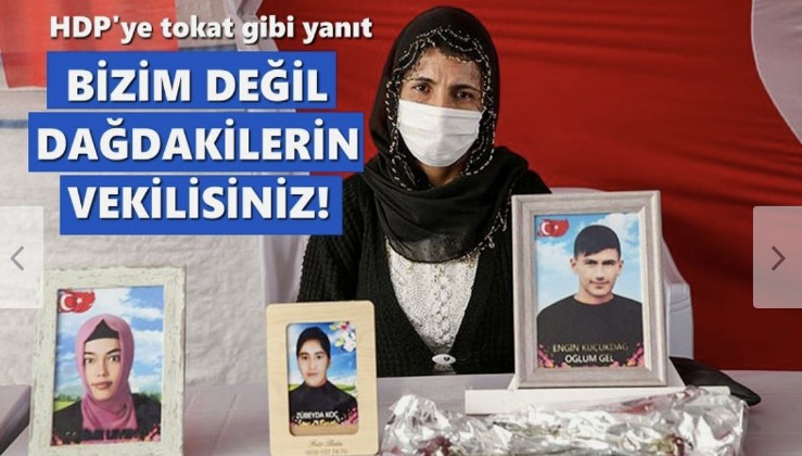 Diyarbakır annelerinden HDP’ye: Siz bizim vekilimiz değilsiniz, dağdaki PKK’nın vekilisiniz