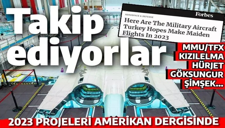 Türk uçakları Amerikan dergisinde: MMU, KIZILELMA, HÜRJET, GÖKSUNGUR...