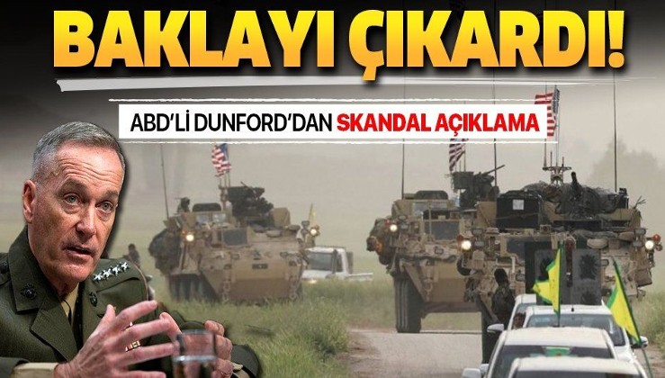 ABD Genelkurmay Başkanı Orgeneral Joseph Dunford resmen itiraf etti: PYD/PKK'yı eğitiyoruz.