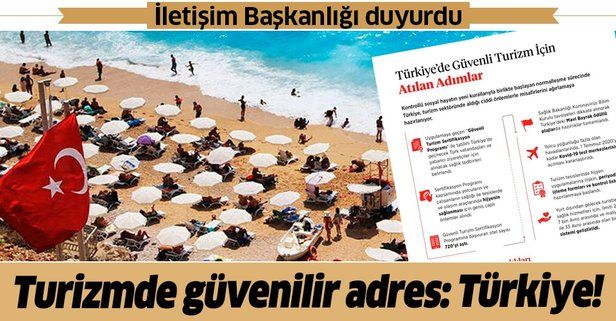 İletişim Başkanlığı duyurdu: İşte Türkiye'de güvenli turizm için atılan adımlar