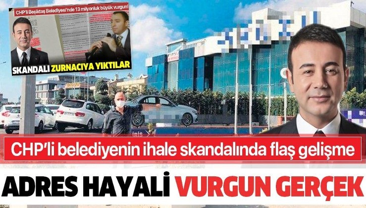 Beşiktaş Belediyesi'ndeki 13 milyonluk ihale skandalında adresler hayali vurgun gerçek
