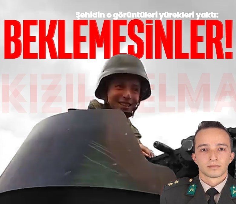 Türkiye'yi hüzne boğdu! İzmirli Şehit Üsteğmen Ege Akar: "Beklemesinler"