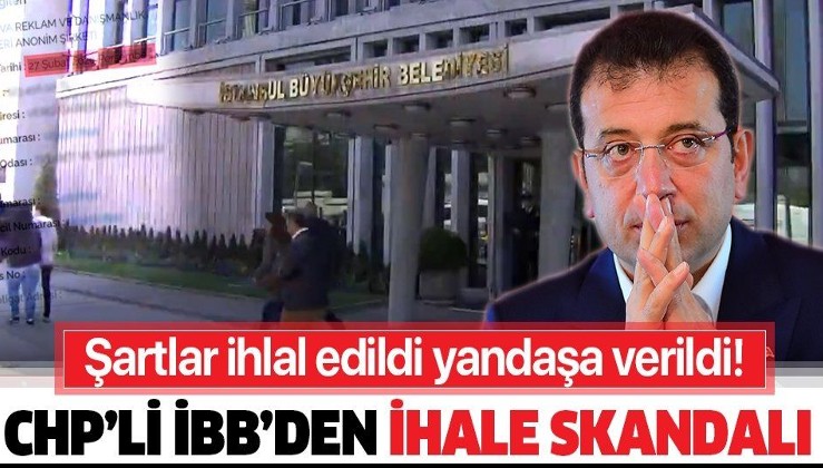 Son dakika: CHP'li İBB'den reklam ihalesi skandalı: 6 ay önce kurulan şirkete verildi