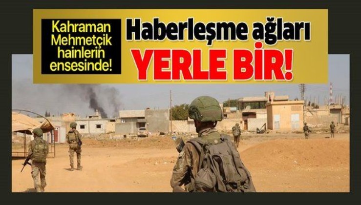 Kahraman Mehmetçik PKK'nın tepesine bindi! Teröristlerin haberleşme ağı yerle bir!.