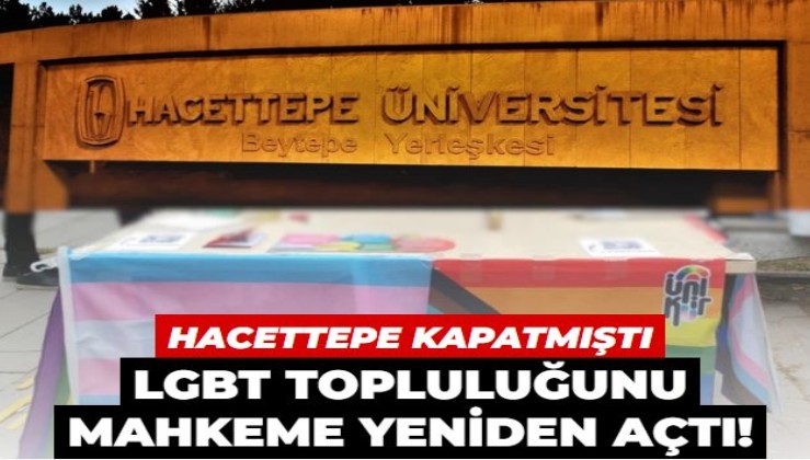 Hacettepe'de rektörlüğün kapattığı LGBT topluluğu mahkeme kararıyla yeniden açıldı!