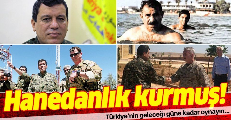 PKK/YPG/PYD terör örgütü elebaşı Mazlum Kobani kod adlı Ferhat Abdi Şahin, Ayn ElArap'da (Kobani) hanedanlık kurmuş