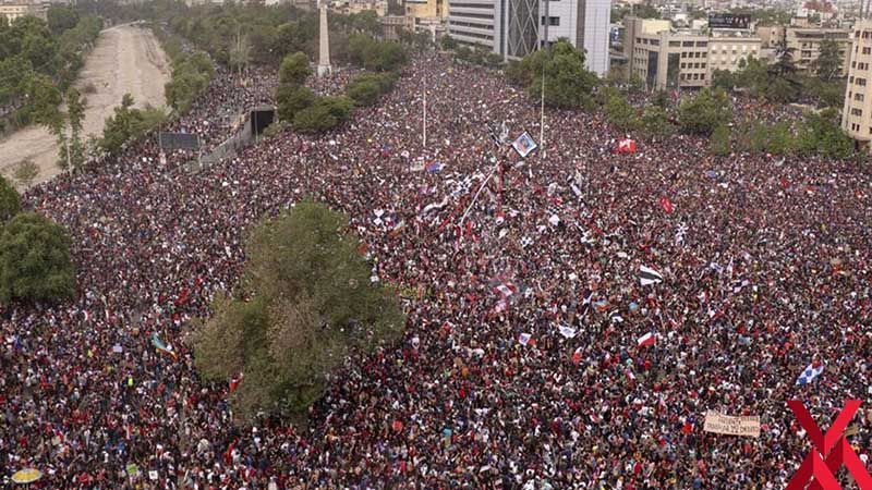 ‘Şili tarihinin en büyük protestosu’ 7. gününde
