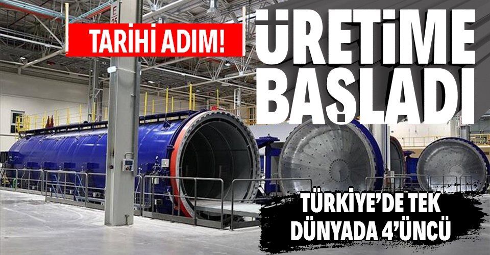 TUSAŞ tarafından kuruldu! Türkiye'de tek dünyada 4'üncü! Gökbey, boeing ve airbus için üretecek