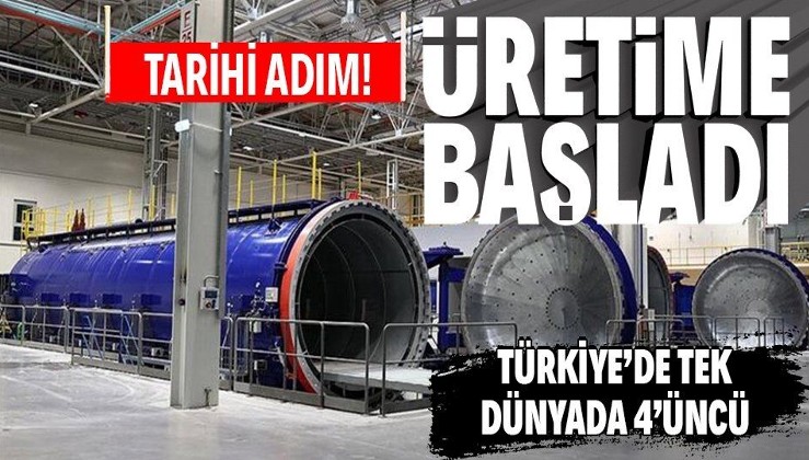 TUSAŞ tarafından kuruldu! Türkiye'de tek dünyada 4'üncü! Gökbey, boeing ve airbus için üretecek