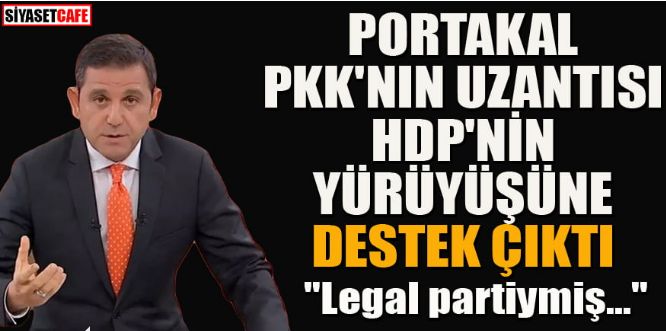 Portakal’dan HDP’nin yürüyüşüne destek!