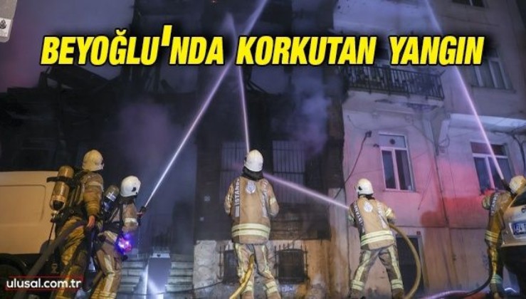 Beyoğlu'nda yangın paniği