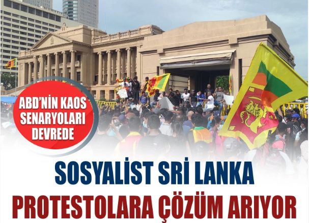 Sosyalist Sri Lanka protestolara çözüm arıyor