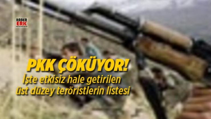 PKK çöküyor! İşte etkisiz hale getirilen üst düzey teröristlerin listesi