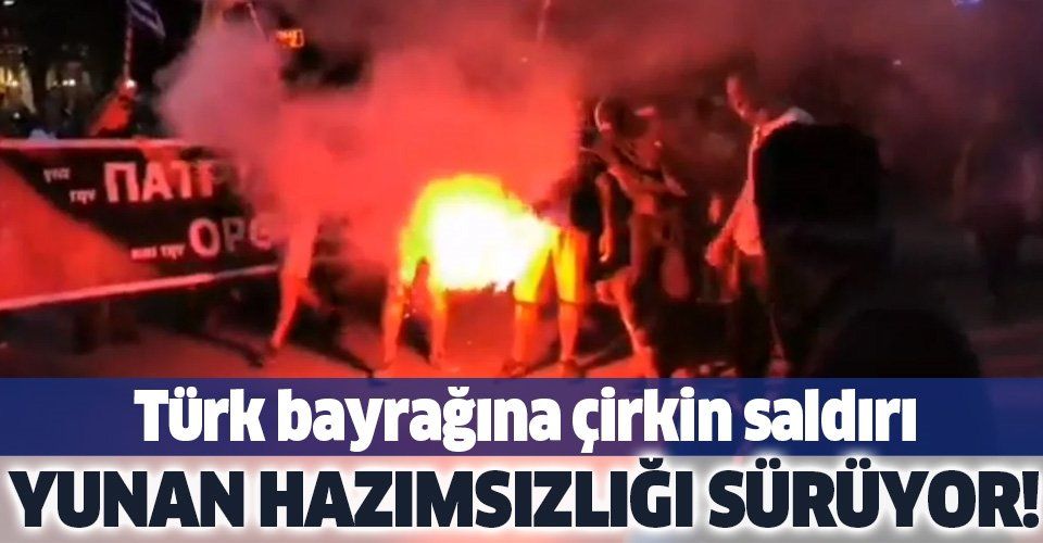 YUNANİSTAN'A TURİSTİK GEZİLER YASAKLANSIN, EKONOMİLERİNİ AYAĞA KALDIRIYORUZ! Türk bayrağına çirkin saldırı