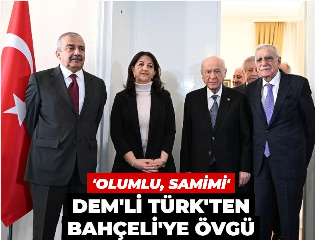 DEM'li Ahmet Türk'ten Bahçeli'ye övgü: 'Tavrı çok olumlu, saygılı ve samimi olduğunu görüyorsunuz'