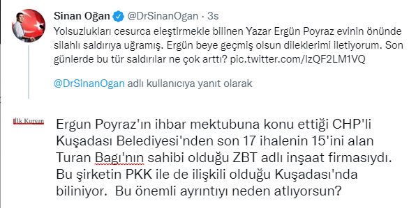 Sinan Ogan HDPKK'yı gizledi!