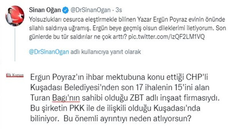 Sinan Ogan HDPKK'yı gizledi!
