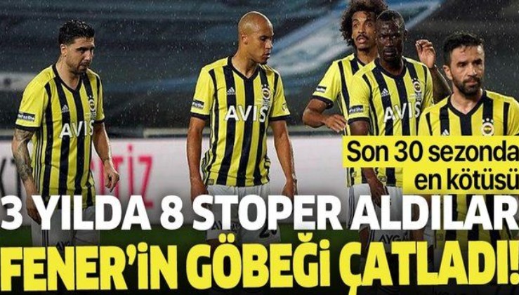 Fenerbahçe’de savunmanın göbeğine çare bulunamıyor! 270 milyon TL'lik fiyasko