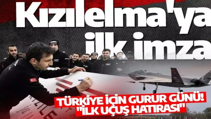 Türkiye için gurur günü! Selçuk Bayraktar, Kızılelma'ya imzayı attı