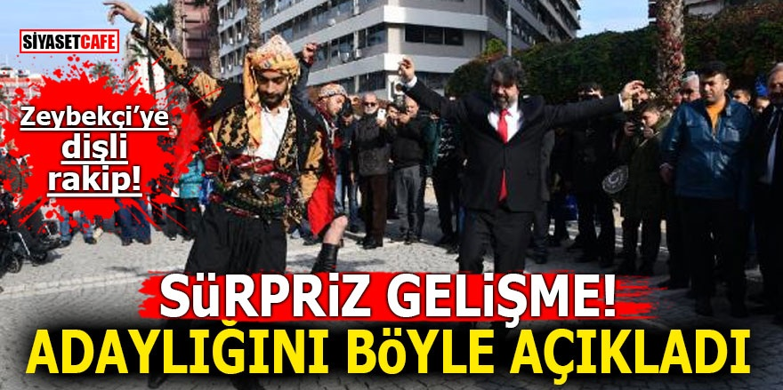 İzmir Büyükşehir adaylığını zeybek oynayarak açıkladı!