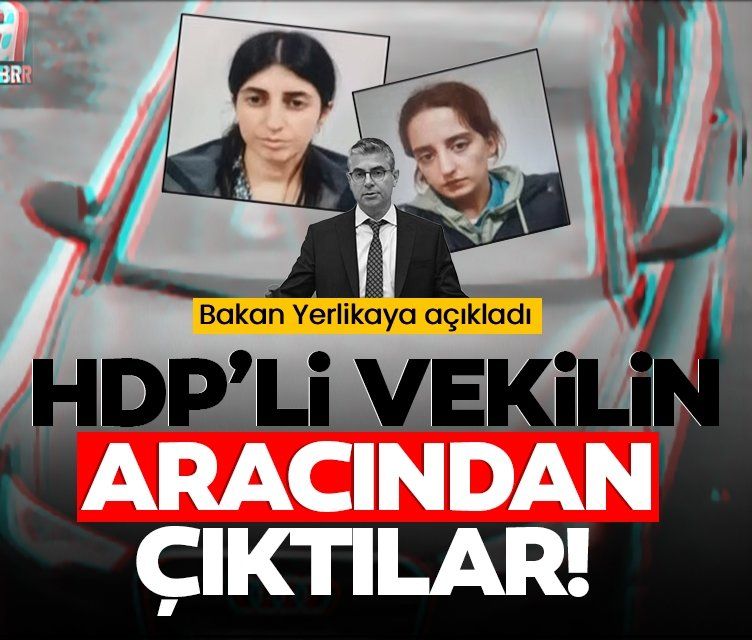 HDP'li vekilin aracında iki terörist yakalandı