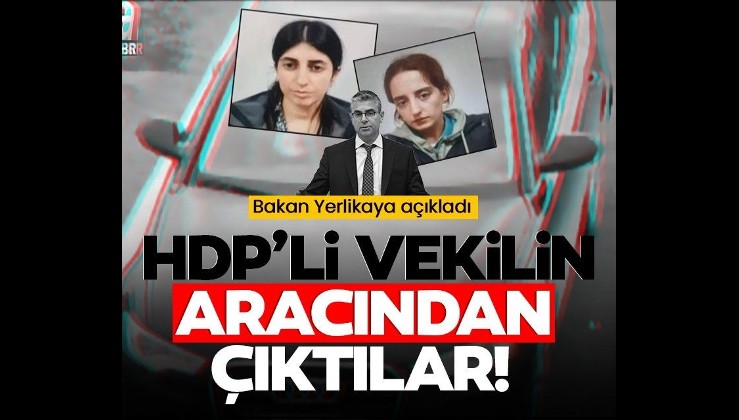 HDP'li vekilin aracında iki terörist yakalandı