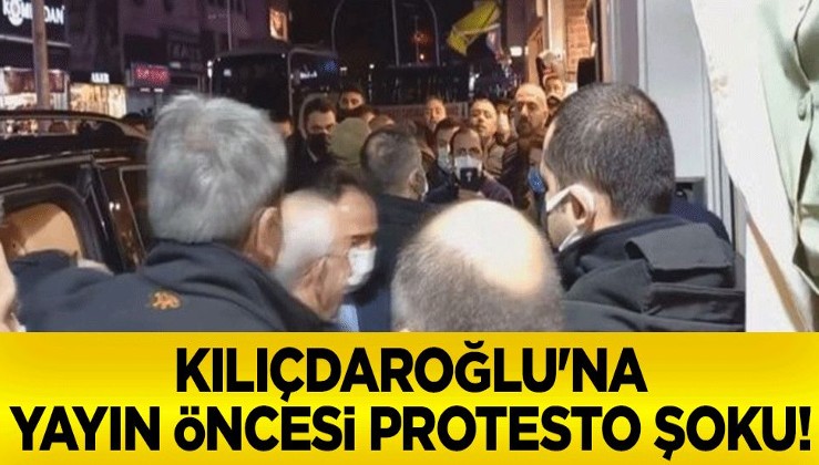 Kılıçdaroğlu'na yayın öncesi protesto şoku!