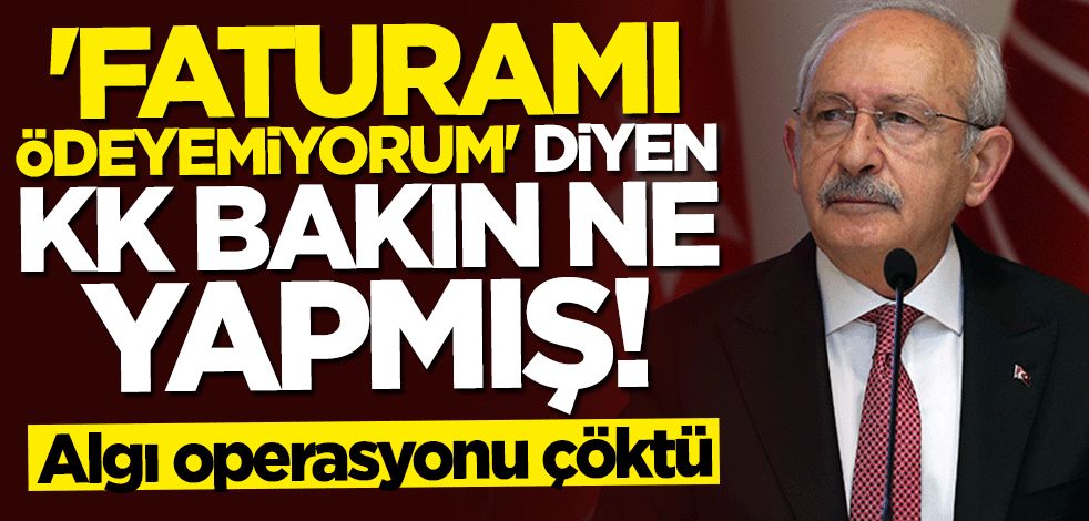Elektrik faturasına "para bulamayan" Kılıçdaroğlu "özel jetle" uçtu!