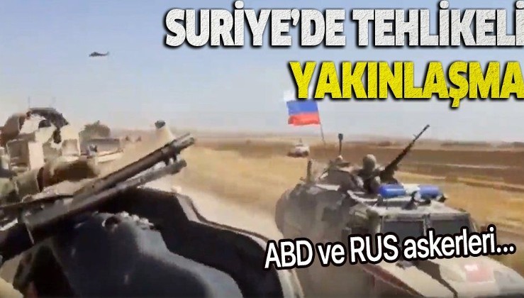 Suriye'de tehlikeli yakınlaşma! Rus askeri aracının ABD askeri aracına çaptığı öne sürüldü