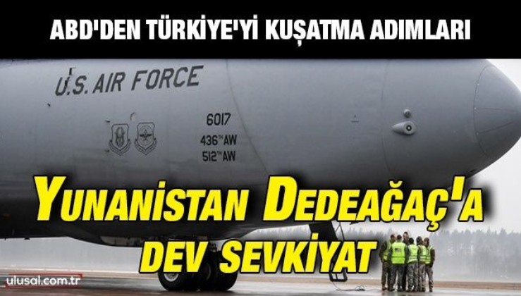 ABD, Türk sınırına sevkiyat hazırlığında