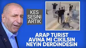 Ümit Özdağ, Trabzon'da turisti yumruklayarak bayıltan saldırgana sahip çıktı