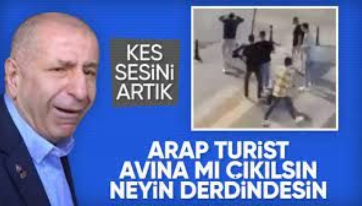 Ümit Özdağ, Trabzon'da turisti yumruklayarak bayıltan saldırgana sahip çıktı